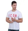 20+ färg casual tee ikon tryckta män t-shirt fitness t-tröjor MENSON Ikon D2 tröja T Shirts Top Quality Sleeve M-3XL Kläder MGSD5 V34H #