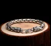 Solid Silver 925 Tjock Men Simple Design 100 Real Sterling Vintage Cool Mens smycken Box Giftlink Chain Link2085043