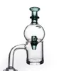 Glass Bubble Carb Cap en Bead Can Spin Fit 25MM Quartz Banger rookdoppen met gat