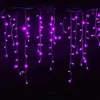 christmas outdoor decoration 3.5m Droop 0.3-0.5m curtain icicle string led lights 220V/110V New year Garden Xmas Wedding Party