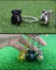 Kreatywny 12 sztuk / partia Śmieszne Fat Szczur Key Łańcuch Wysokiej Jakości Metal Brelok Cute Mouse Keyring Wykwintne Mężczyźni Kobiety Prezent Biżuteria Klucz Pierścień