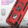 Stand Metal Pierścień Etui 360 rotacyjny obudowa dla Google Pixel 6 5 5A 4A PRO 4 XL 3A Dual Layers Grade Army ShockProof