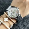 Moda Zegarki Marka Damskie Dziewczyny Kwiat Styl Metalowa Stal Zespół Kwarcowy Wrist Watch T139