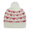 15620 Ny Höst Vinter Barn Barn Stickad Hat Ullbollar Barn Knitwear Beanie Skull Cap Boys Girls Varma hattar