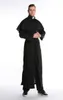 Theme Costume Halloween Role Playing Priest For Male Men's Clothing Cosplay God Long Black Suit Party Costumes