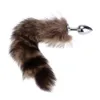 High Quality Adult Metal Plug With 35cm Length Fox Tail Party Surprise Gift