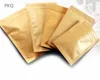 Custodia a chiusura zip Doypack in carta Kraft da 100 pezzi con foglio di alluminio per alimenti, tè, snack e caffè, richiudibile a chiusura lampo/sacchetto con cerniera