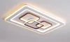 Quadratische Rechteck Moderne Kronleuchter Lustre LED Deckenlampen Beleuchtung Für Wohnzimmer Schlafzimmer Plafon Lampen Oberfläche Montiert Lighti4153698