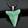 Lot 12PCS Natural Stone Stone Tooth Netclace Turquoise Charms for Men Women's Gifts9670637