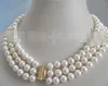 Huge 12-13mm South Sea Rose baroque pearl necklace 18 inch