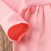 Spring Autumn Kids Clothing Sets Girls Cartoon Print Long Slevee Top + Floral Pants 2pcs/set Pyjamas set Children Outfits M2166