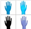Luvas caseiras elásticas azuis/brancas/pretas descartáveis protecção do ambiente luvas de trabalho luvas de limpeza resistentes ao uso doméstico 7049