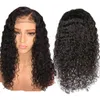 Brazilian Pre Plucked Curly 360 Degree Swiss Lace Frontal Human Hair Wigs With Natural Hairline Virgin Peruvian