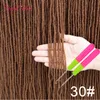 Afro Crochet Braids Sister Locks Ombre Blonde free hooks 18Inch Brown Bug Synthetic Hair for Women Crochet Hair Sister Locks Hair Extensions
