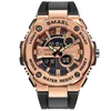 Męskie zegarki wojskowe marki luksusowe SMAEL sportowe zegarki kwarcowe męskie zegarki relogio Digital 1625 zegarki sportowe wodoodporne męskie
