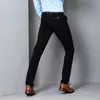 Pants Stretch Skinny Dress Pants Office Formal Mens Pencil Pant Business Fit Male Trousers 240308