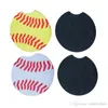 18style baseball softball conception Sous-verres de voiture en néoprène Porte-gobelet de voiture Sous-verres pour tasses de voiture Tapis Contraste Accessoires de décoration pour la maison ST185