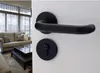 4 schwarze Space-Aluminium-Tonerde-Schlösser, Glastüren, Eleganz, Einfachheit, geeignet für Schlafzimmer im Innenbereich