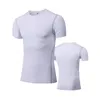 Fashion-2020 Mens Gymkläder Fitness Kompression Bas Lager Under Toppar T-shirt Running Crop Tops Skins Gear Wear Sport Fitness