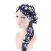 Fashion Muslim headscarf hat Turban Wigs headscarf cap Long Tail Scorpion Headwear Headband Pirate Hat Chemotherapy cap Hair Accessories DHL