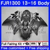 키트 YAMAHA FJR1300 A FJR1300A FJR1300 13 16 247HM.16 FJR-1300A FJR 1300 13 14 15 16 FJR-1300 실버 그레이 2013 2013 2014 2015 2016 페어링