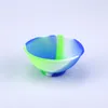 Bowl Shape Silicone Container Food Grade Big gummi Non-stick-burkar Dab Tool Lagring Oljehållare 67mm 30mm Stor vaxbehållare