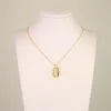 Collier avec pince à crabe pour femmes, nouveau style, pendentif, forme unique, cadeaux d'amoureux, bijoux remplis d'or, chaîne élégante de 41 + 5 cm, vente en gros, 2019