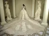 2020 Nowe Suknie Ślubne Suknie Ślubne Frezowanie Kryształ Sheer V Neck Plus Size Koronki Appliqued Suknie Ślubne Suknia ślubna