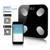Escala de gordura corporal piso científico smart eletrônico LED de peso digital escalas de banheiro equilibrar o app bluetooth Android iOS7859644