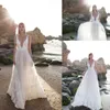 Robes de mariée de plage sans manches une ligne robes de mariée en dentelle appliques sans manches petites plus la taille sur mesure