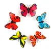 Hot 10 Sztuk Naklejki Ścienne Kolorowe Świecące Butterfly Led Light Light Light Naklejki Ścienne 3D Home Dekoracja Naklejka Dzieci Prezent