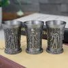 Oude Egypte Metal Shot Glass Bar Home Cocktail Liquor Copper Cup Korte wijnglazen Farao Cleopatra Rameses Ra God