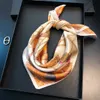 100% mulberry silk crepe satin joplin small square scarf temperament-elegant soft comfortable kiss size 50*50