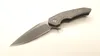 Daniel Galloway Custom Bentley Flipper Folding Mes Stone Wash M390 Blade ECG Texture Titanium Handgrepen Tactische Pocket EDC Outdoor Hunting Collection Tools