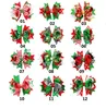 6 Inch Christmas Big Hiar Bows for Girls Santa Ribbon Snow Man Matching Outfits Childrens Xmas headwear 24 Designs