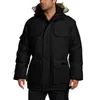 Giacca invernale Uomo Stylist Down Parka Capispalla Piumino con cappuccio in pelliccia grande Taglia XS-XXL1272638