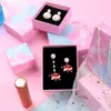 [DDISPLAY] Mermer Mücevher Kutusu PinkBlue Küpe Çiviler Kutuları INS INS Stil Yüzük Hediye Kutusu Özel Mücevher Paketi