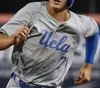 يرتدي البيسبول الجامعي مخصص 2021 NCAA UCLA College البيسبول جيرسي الرجال Chase Utley Gerrit Cole Robinson Jack Filby Noah Cardenas Garrett Mitchell Jack Stronach