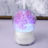 7 kleuren USB ultrasone luchtbevochtiger kleurrijke nachtlicht etherische olie aroma diffusorlamp ronde balvorm met binnenlandschap RRA2827-3