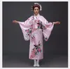 Fashion National Tends Mulheres Sexy Quimono Yukata com OBI Novidade Vestido de Noite Japonês Cosplay Traje Floral Um tamanho