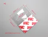 Plastic PVC PET Hang Hanging Tab Hooks Merchandise Package Box Bag Hangers Peghooks Display J-hook Self Adhesive Sheet 500pcs2923