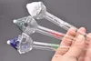 Pyrex дельфина Glass Pipe Oil Burner Glass Ложка Труба Смешной Ручной Трубы из стекла для курения Трубки курительные Бесплатная доставка инструмент