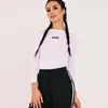 2019 العلامة التجارية الجديدة للمرأة Longsleeve قميص BODYSUIT تمتد ليوتار بلايز تي شيرت الملابس قمم عارضة