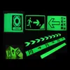 1.5 cm * 1 m lumineux Fluorescent nuit auto-adhésif lueur dans le noir autocollant bande sécurité sécurité décoration de la maison avertissement bande