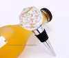 50pcs Crystal Round Ball Design Wine Bottle Stopper Stoppers Wedding Party Favor Favours Gift Gifts New