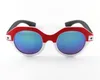 ビンテージデザイナーキッズサングラススターフレームレトロな子供たちサングメガネ子供の眼鏡男の子と女の子UV400 6色卸売