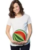 Maternity Tops Summer Plus Size Pregnancy Cartoon Tee Baby Print Staring Women Maternity Pregnant Short Sleeve Tshirt Funny Tees 38437570