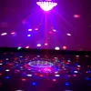 Belysning 360 graders roterande magisk boll LED -laserljus DMX512 Remote Control Family Party Bar DJ Stage Lighting Effect för KTV Box