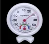 Ronde vorm Mini White Indoor Outdoor Analoge Celsius Thermometer Hygrometer Temperatuur Vochtigheidsmeter Meetgereedschap SN279