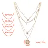 Nouveau collier étoile de cristal chaîne en or collier multicouche Sautoirs Wrap collier de créateur bijoux de mode pour les femmes cadeau Will et Sandy